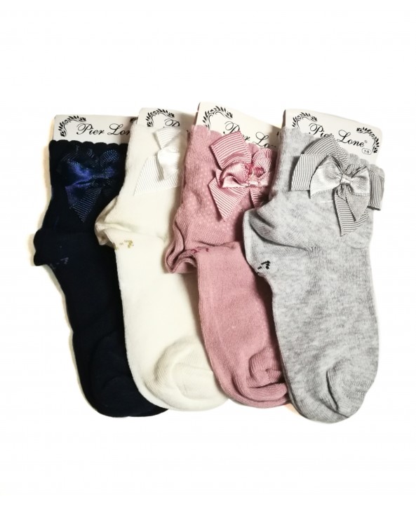 Pier Lone детски чорапи с панделка